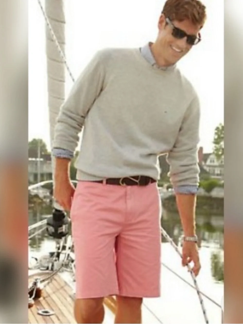 Vineyard Vines classic brown